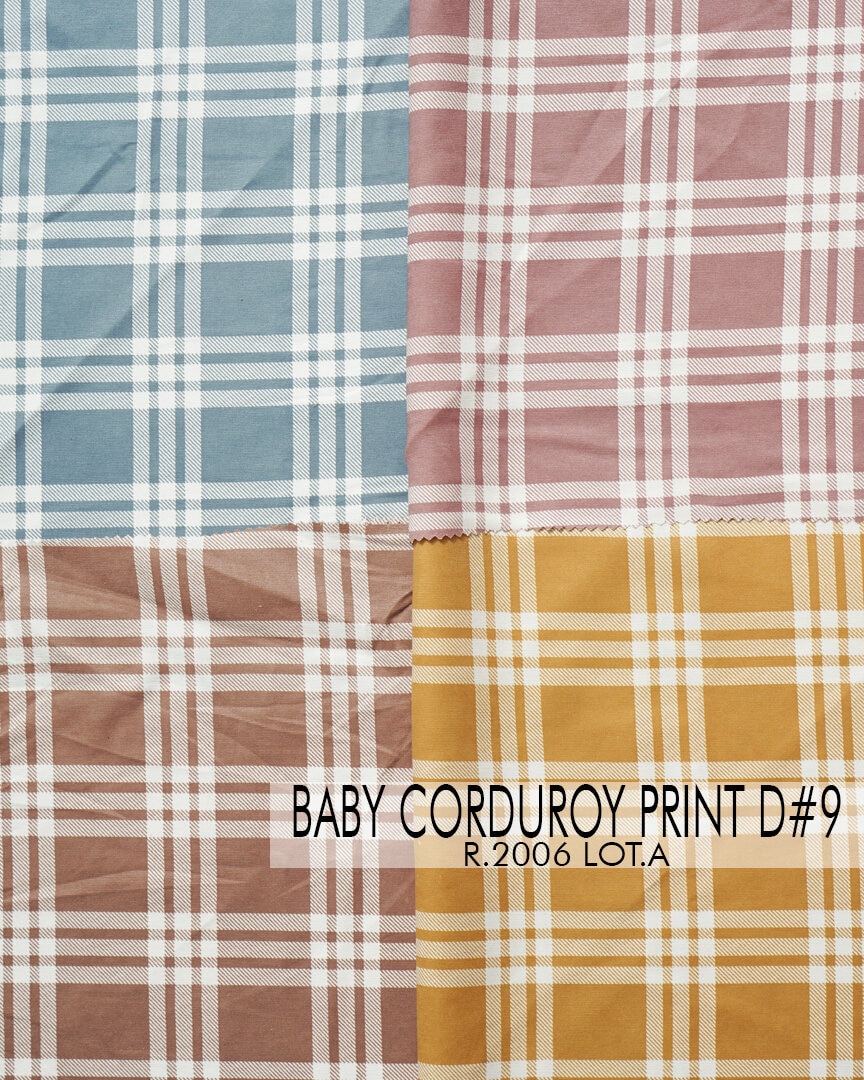 Baby Corduroy Print D#9 A