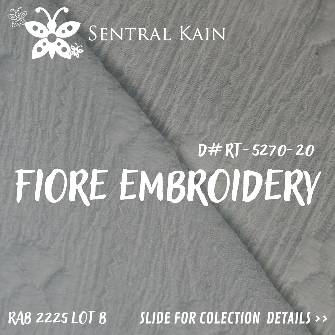 FIORE EMBROIDERY D#RT-5270-20 