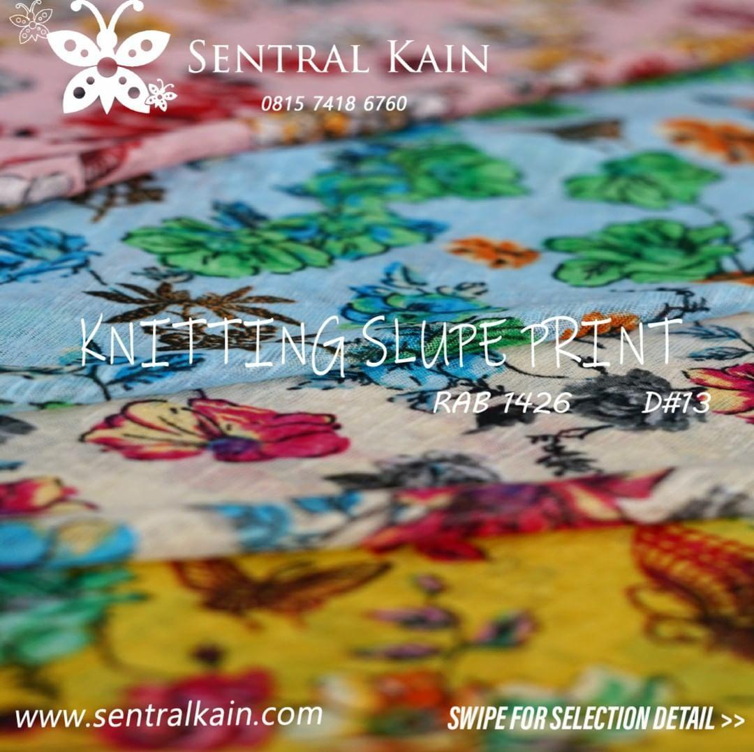 KNITTING SLUPE PRINT D#13