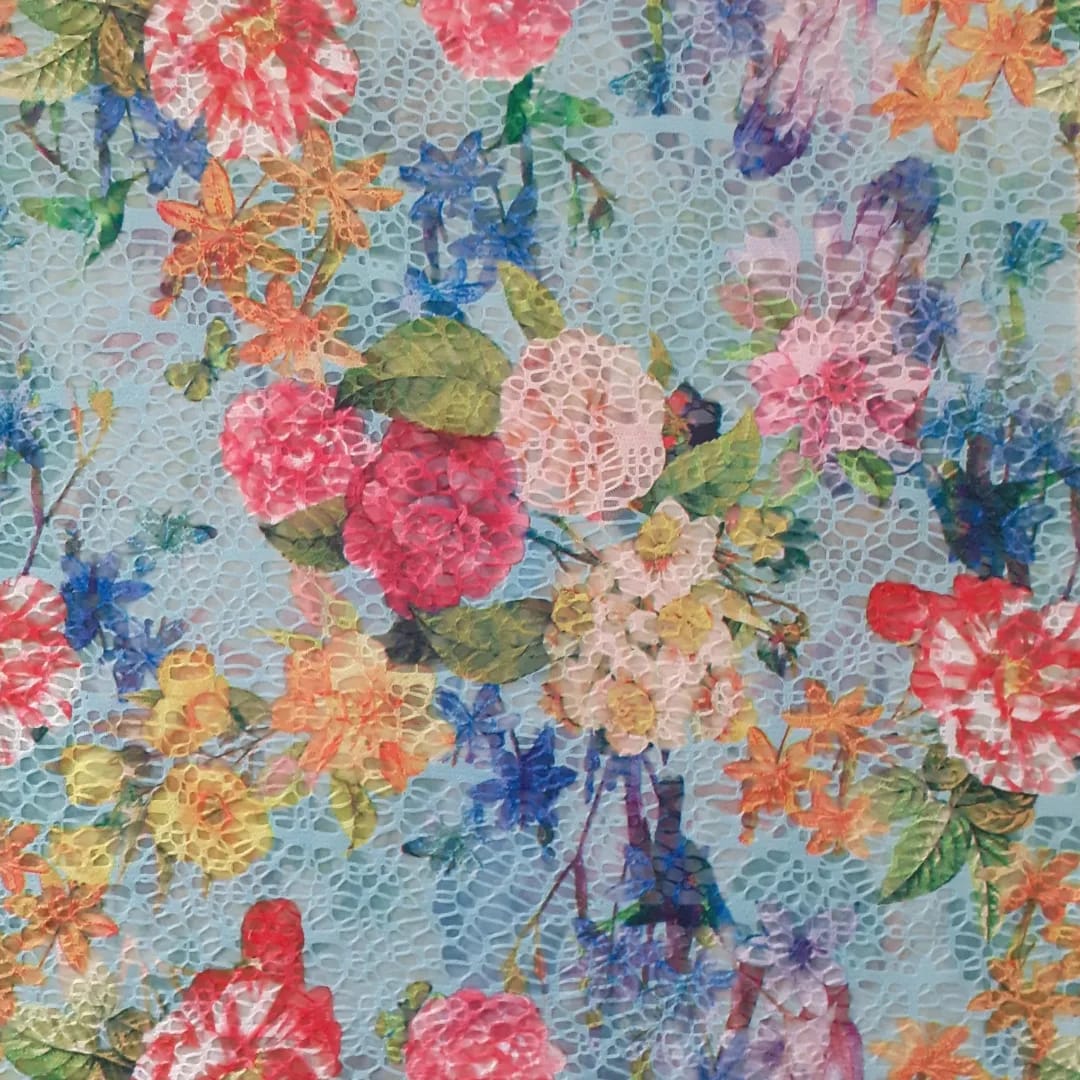 LACE CARABIAN PRINT D#14