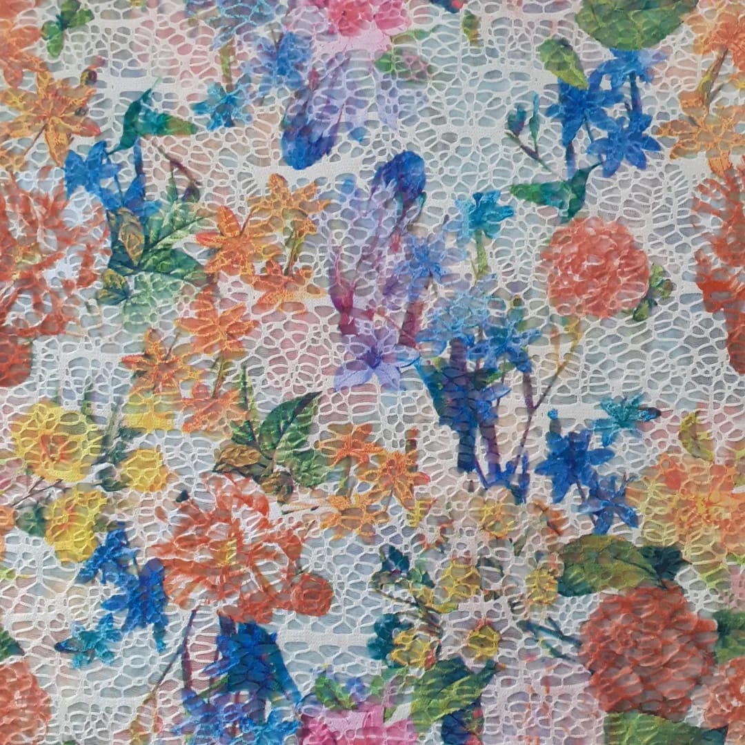 LACE CARABIAN PRINT D#14